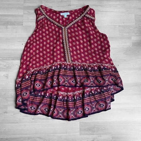 Patrons Of Peace Boho Top Sz Small - Picture 4 of 7